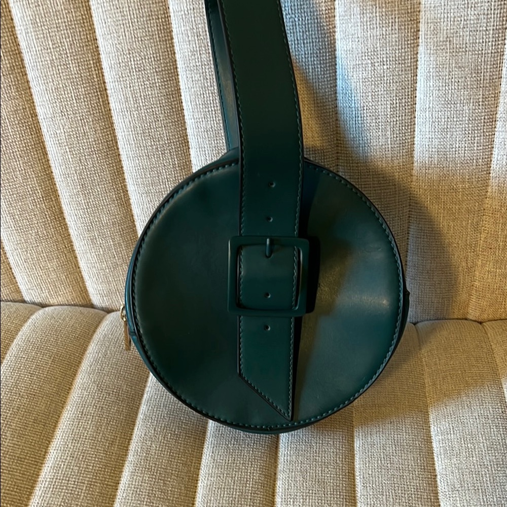 A New Day Teal bag with buckle detail